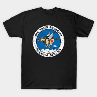 8th Airlift Squadron Vintage Insignia T-Shirt